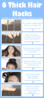 6 Thick Hair Hacks to Save your Sanity