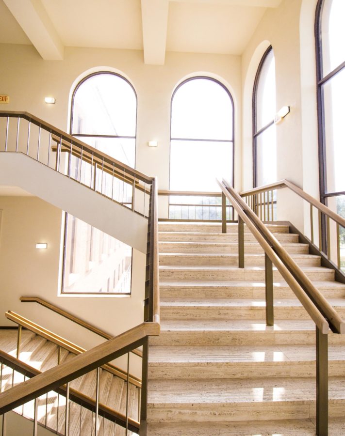 Texas Tech Holden Hall staircase