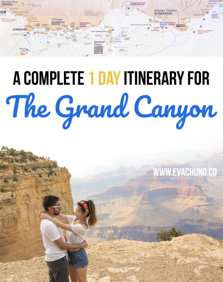 A Complete 1 Day Arizona Grand Canyon Itinerary Pinterest Image