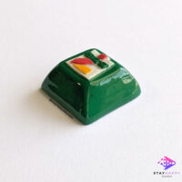 Back view of artisan 7-Eleven keycap.