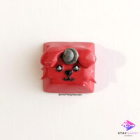 Top view of Vindictus red gnoll chieftain keycap.