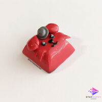 Side view of Vindictus red gnoll chieftain keycap.
